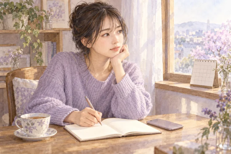 告白の返事を少し待ってほしいとき｜保留の理由と期限の伝え方のAI生成イメージイラスト