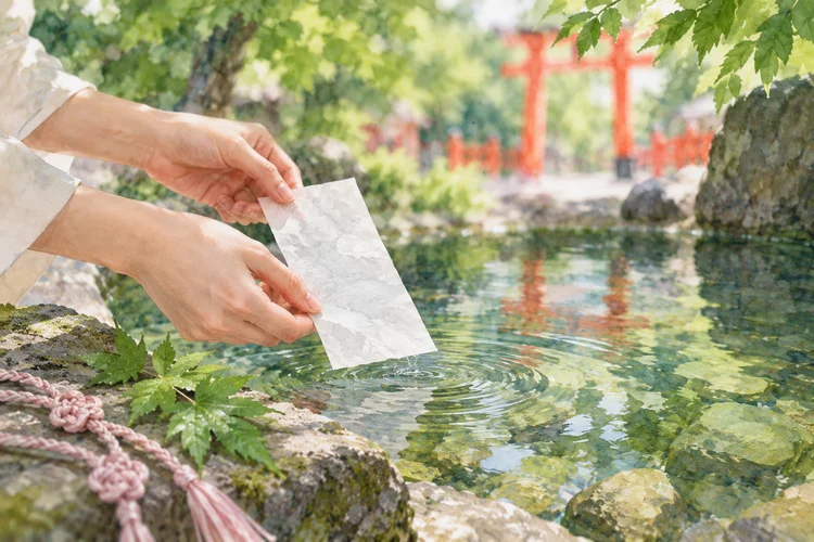 神戸・生田神社へ｜縁結びの参拝と生田の森を訪ねる準備のAI生成イメージイラスト（実景ではありません）