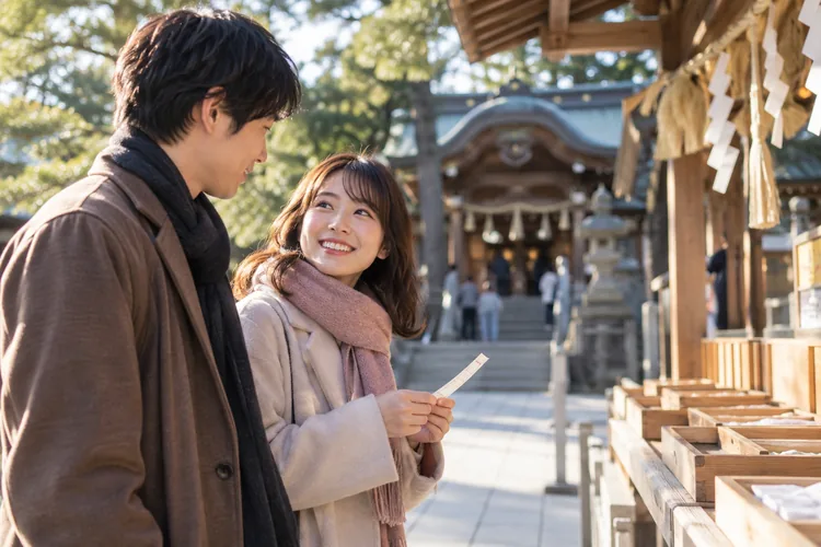 神社デートの計画はどう立てる？ふたりで楽しむ参拝のコツをイメージした写真