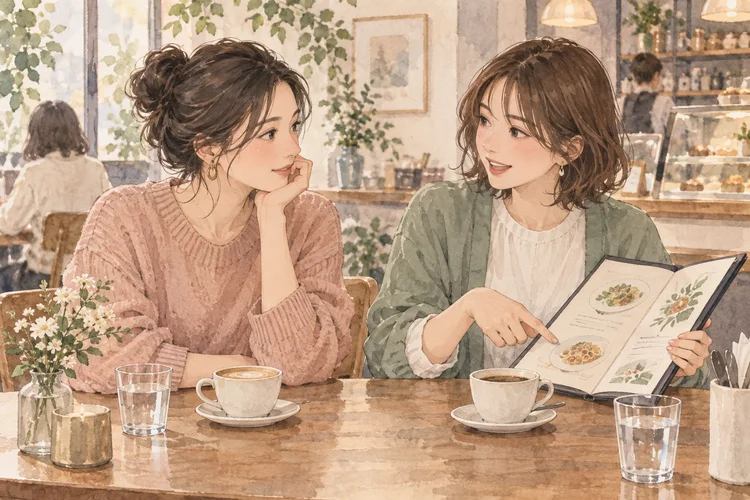 「恋人いないの?」と聞かれたら|話す範囲を自分で決める返し方のAI生成イメージイラスト